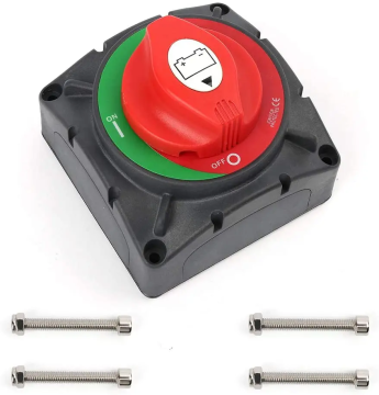 Waterdichte 12V -batterijisolatorschakelaar voor mariene, vrachtwagen en auto - DC 8-60V