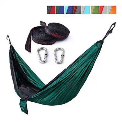 Portable Double Camping Hammock - Outdoor & Indoor Hammock Gear
