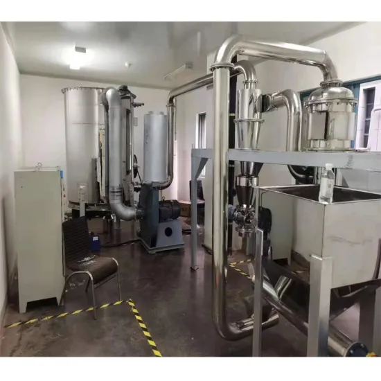 powder Cyclone airflow separator classifier machine