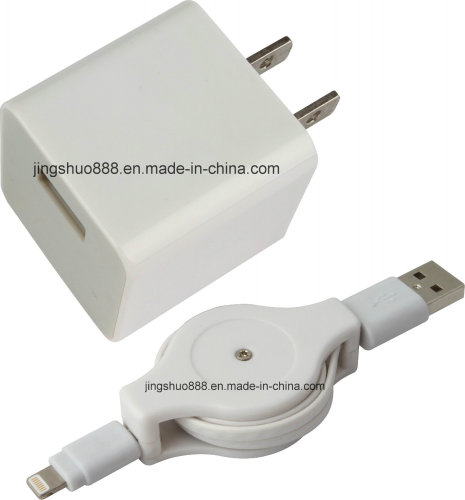 Alta calidad 5V 1A para Samsung/iPhone cargadores cargador USB (AC-IP5-014U)