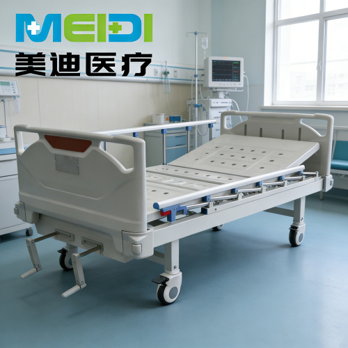 Wholesale Double Manual Hospital Bed Punching Board with Anti-Collision Wheels