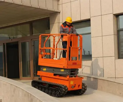 8m Hydraulic Caterpillar Band Track Scissor Lift Platform