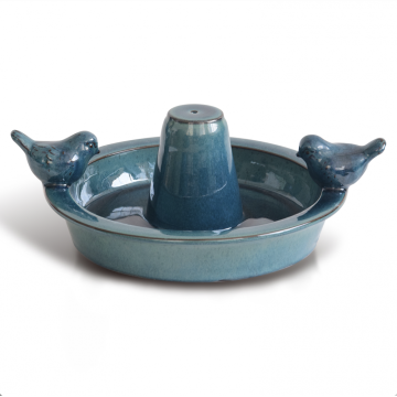Вручение глазурованной керамической садовой птицы ванна