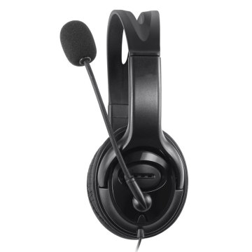 call center USB plug pc headset with microphone