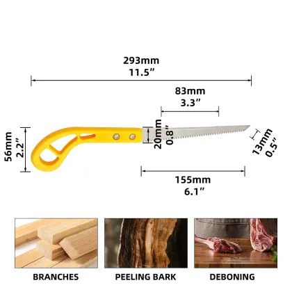 Saw cutting one-piece handsaw