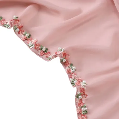 ODM Handmade Islamic Chiffon Hijab for Promotional Use