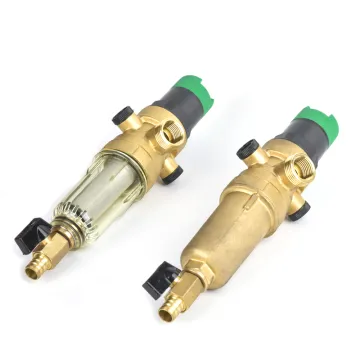Pre Water Filter System Wholesale  brass pre filter water prefilter  With Water Pressure Gauge