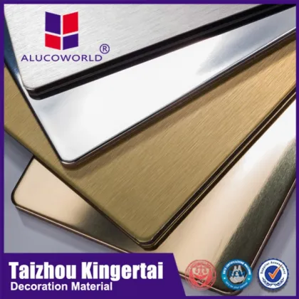 Alucoworld new products brushed finish fireshield aluminum composite panel                        
                                                                                Supplier's Choice