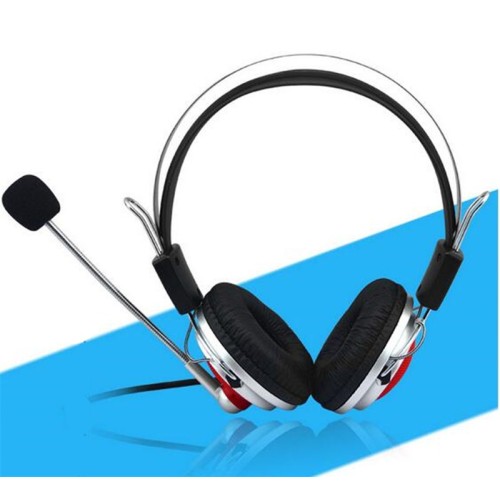 Headset Bisnis dengan Mic Mute Noise Cancelling