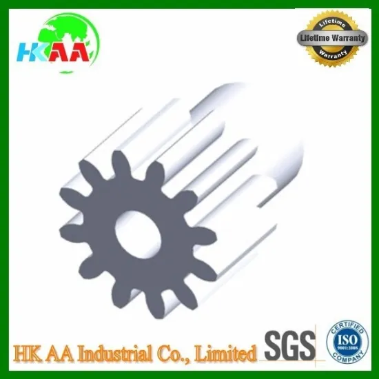 High precision Custom Moulded Spur Gears, modul 1