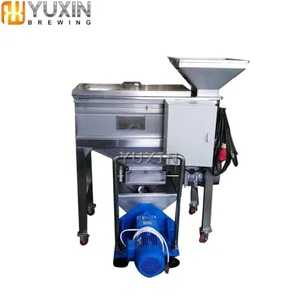 Vineyard Wine Making Equipment: Grape Destemmer and Fermentation Tanks