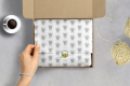 Papel de embrulho de tecido personalizado para embalagem de impressão de flores