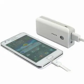 Power Bank with 5200mAh Capacity and Bright LED Light