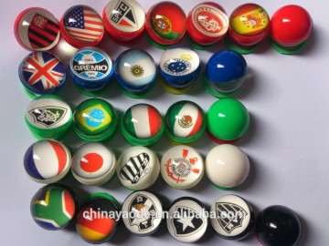 Paper Card Insert Bouncing Ball Toy/Rubber Ball