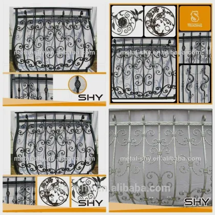 wrought iron decoration window guard gate