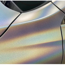 Rainbow Laser Matte weißes Auto Wrap Vinyl