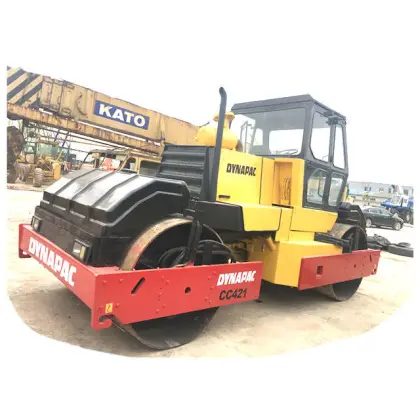 Used Dynapac CC421D Road Roller in Nice Condition - Original Machinery