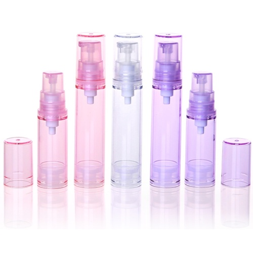 Empty Refillable Clear Plastic Airless Vacuum Pump Bottle