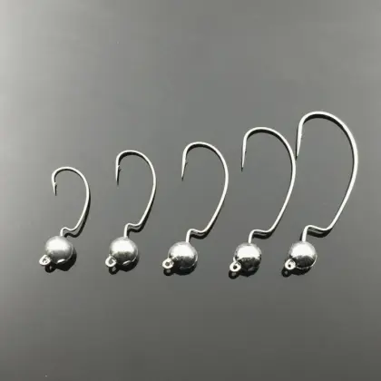 Wholesale Lead Head Crank Hook Soft Bait 3g 5g 7g 10g BKK Fishhook