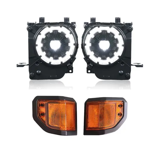 2024 LC70 LC76 LC79 Retrofit LED Projector Headlights for Toyota Land Cruiser
