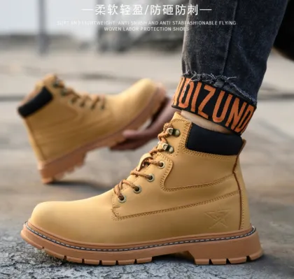 Factory Wholesale Lightweight Martin Boots for Men - Winter Work Safety Shoes