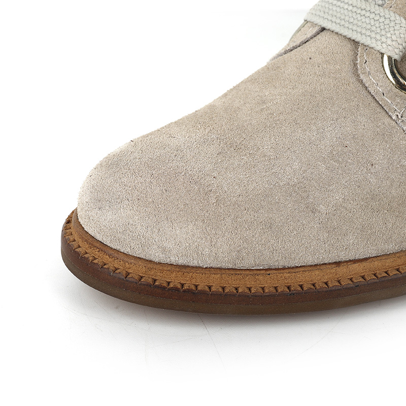 Fashion Suede Lace-Up Ankle Boots