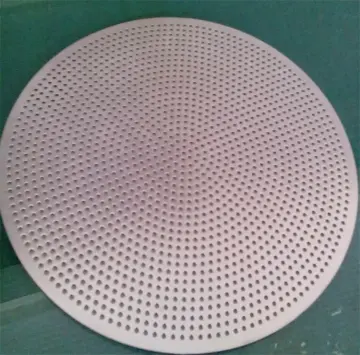 Punched sheet round hole perforated metal mesh