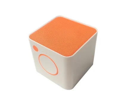 AWS1111 Cube Wireless Microphone Speaker For Saunar Manual Mini Creative Speaker Volume Control