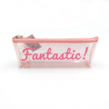 Wholesale stationary custom transparent PVC pencil case