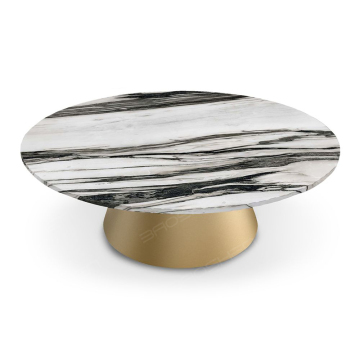 Table basse ronde en bois