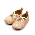 Factory OEM Bow Flat Genuine Leather Baby Shoes