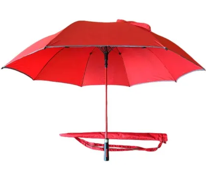 Extra Large Reflective Golf Umbrella: Sun, Rain, Night Safety