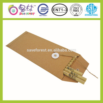 Environmentally friendly recycled paper pencil