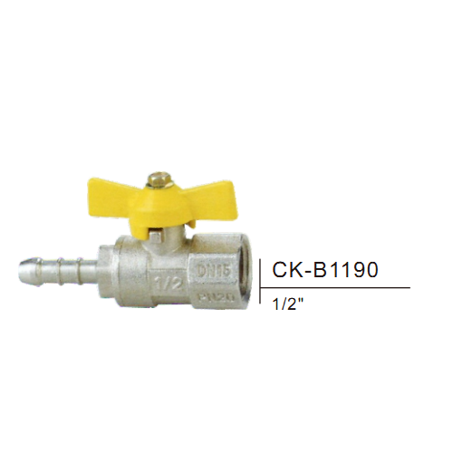 Valve à gaz en laiton CK-B1190 1/2 "