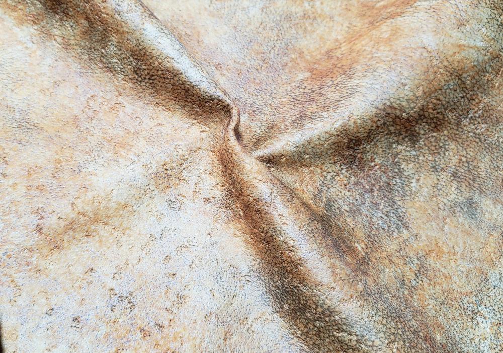 Leather Looking Velvet Fabric