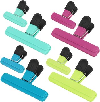 Colored Plastic Hand Account Bill Clip - Custom Logo Promotional Gift