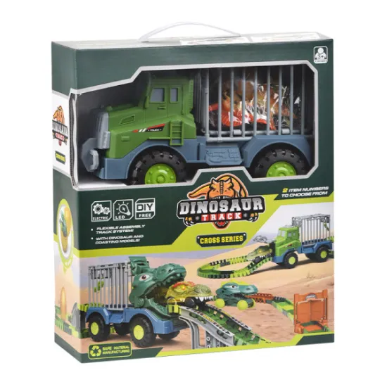 Hot Selling Flexible Track Dinosaur World Race Toy Set