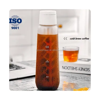 Cold Brew Coffee Maker: Glass Filter Bottle for Baristas