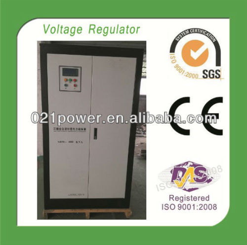 300KVA 3 cabinets large power voltage regulator for equipment power stabilizer.