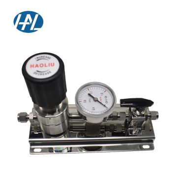 Stainless Steel 316 Gas Pressure Reducing Valve with Measuring Instruments