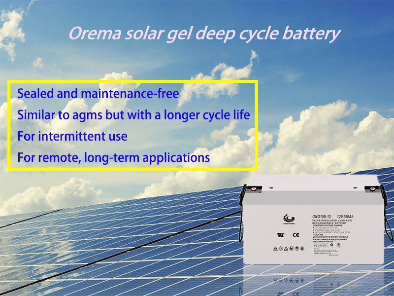 solar gel deep cycle battery54878d4sd
