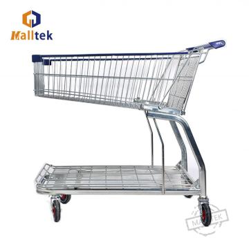 2 Layer Metro Supermarket Shopping Trolley