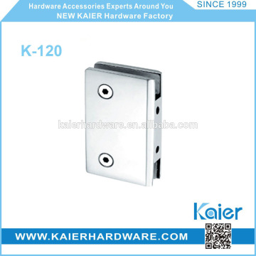 Square 0 degree fix glass door shower hinge