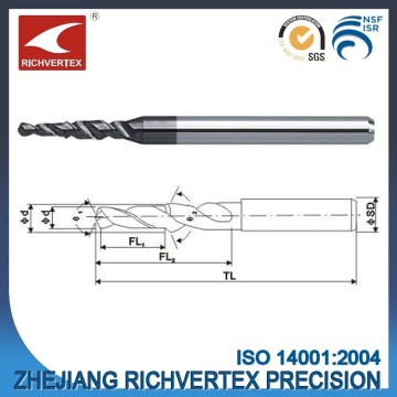 Solid carbide step twist drills step drill bit