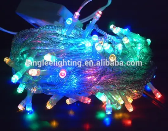 LED Multi-color Indoor Outdoor Christmas Lights 200 LED and 22meter