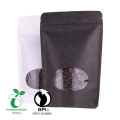 Rice Paper Bag With Window And Zipper