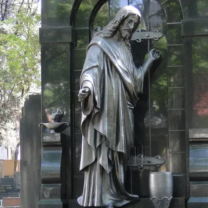 Hot Sale Outdoor bronze jesus christian statue