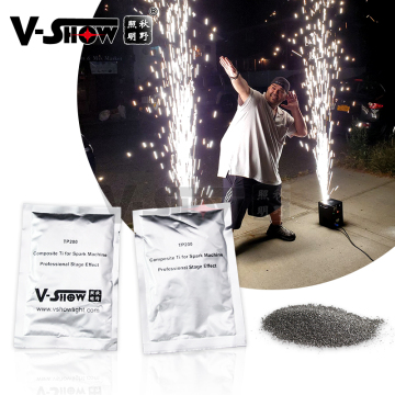 VSHOW 20 Bags Ti Powder 200g Per Bag - Material for Cold Sparkler Machines in Weddings and Parties