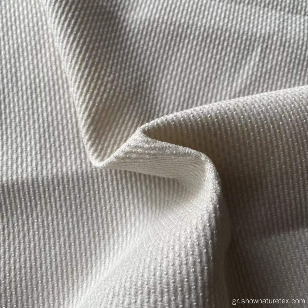 Out Wear Polyester Rayon Dobby Fabric για ταιριάζει