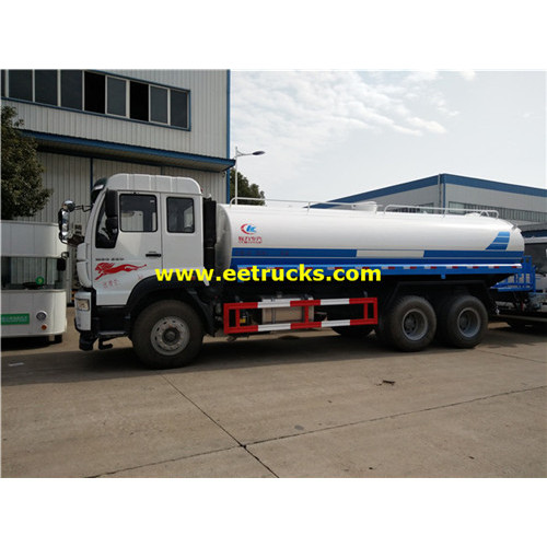 15cbm 6x4 SINOTRUK Water Tanker Trucks